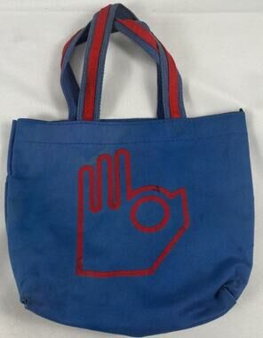 vintage 1980s Sasson Sport Club canvas coin purse / accessory pouch